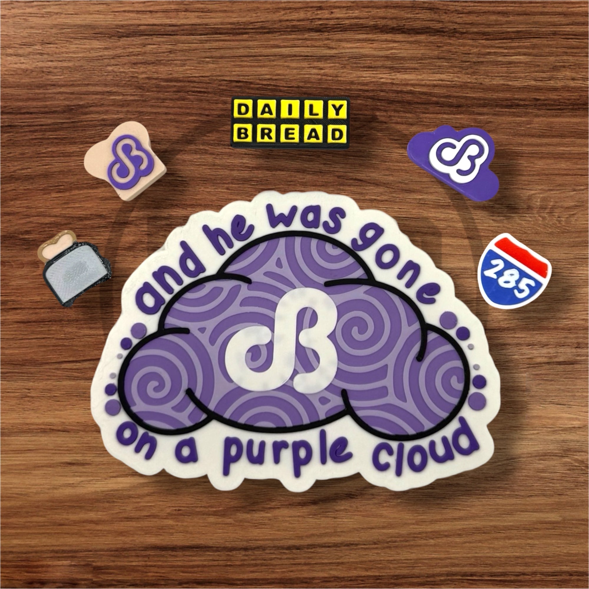 Daily Bread Purple Cloud | Pendant | Kandi Set