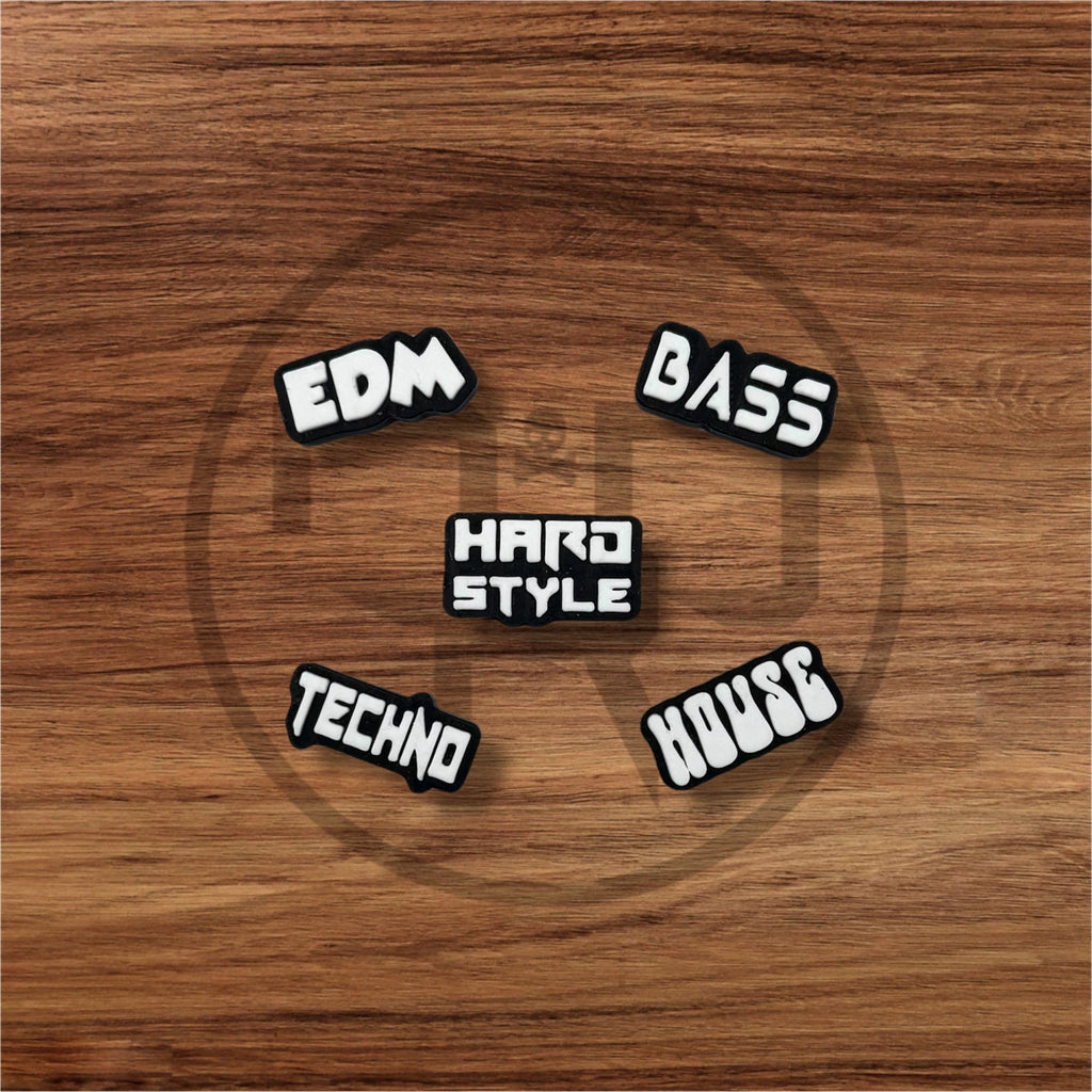 EDM Subgenre Variety Pack | Kandi Beads | Shoe Charms