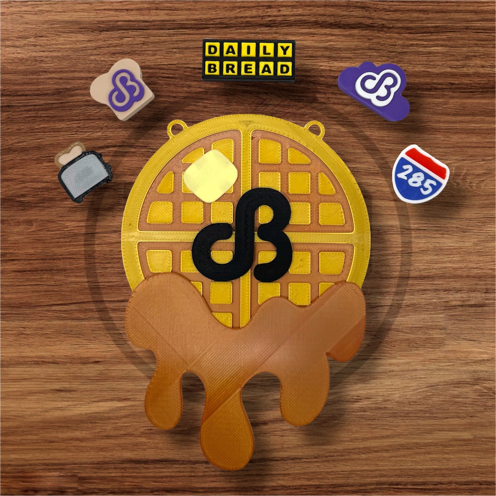 Daily Bread Drippy Waffle | Pendant | Kandi Set